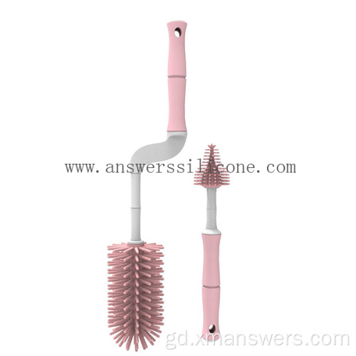 Brush Glanadh Botal Baby Silicone Ìre Bidhe Custom